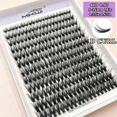 Cluster Lashes 240Pcs 30D 40D D Curling Lash Extensions Soft And Natural