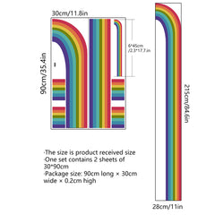Large Rainbow Door Decoration Interior Wall Decor