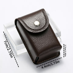 Foldable PU Leather Glasses Bag for Men and Women