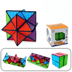 3D Changeable Magic Cube Anti Stress Puzzle Cube Fidget Toy