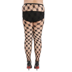 Sexy Stockings Women's Plus Fishnet Stretchy Panty