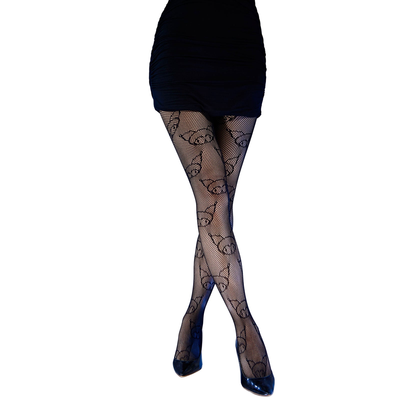 Sexy Pantyhose Animal Patterned Ultra Elastic Fishnet Footed Tights