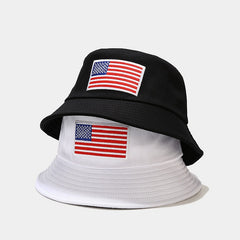 Unisex Sunshade Bucket Hat American Flag Sun Hat