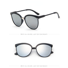 Cat Eye Driving Sunglasses Mirror Lens UV400