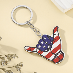 US Flag Key Chain Pendant, Independence Gift