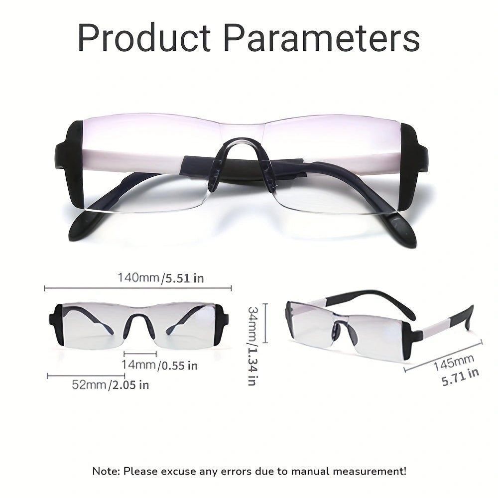 Anti Light Reading Glasses Bifocal Presbyopia Glasses 1.0-4.0