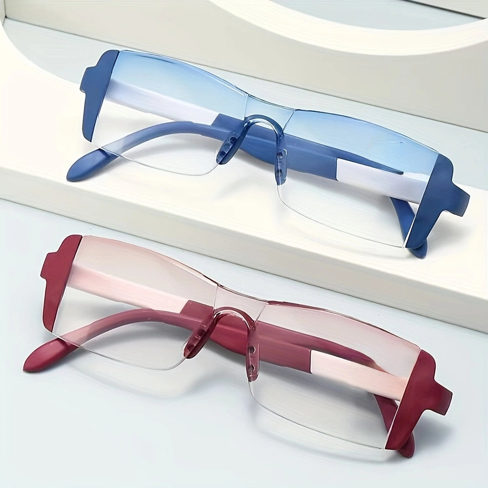 Anti Light Reading Glasses Bifocal Presbyopia Glasses 1.0-4.0