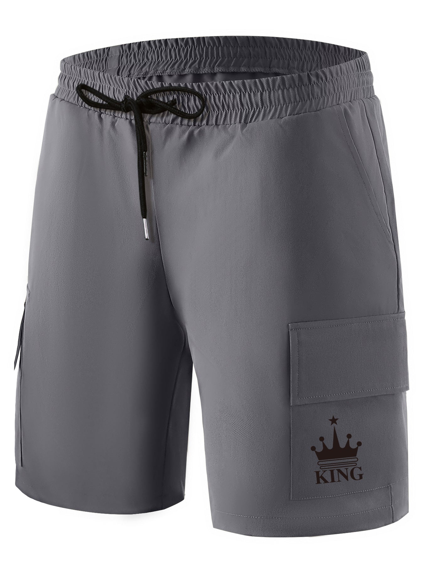 Cargo Shorts for Men Casual Waist Drawstring Shorts