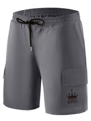Cargo Shorts for Men Casual Waist Drawstring Shorts