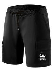 Cargo Shorts for Men Casual Waist Drawstring Shorts