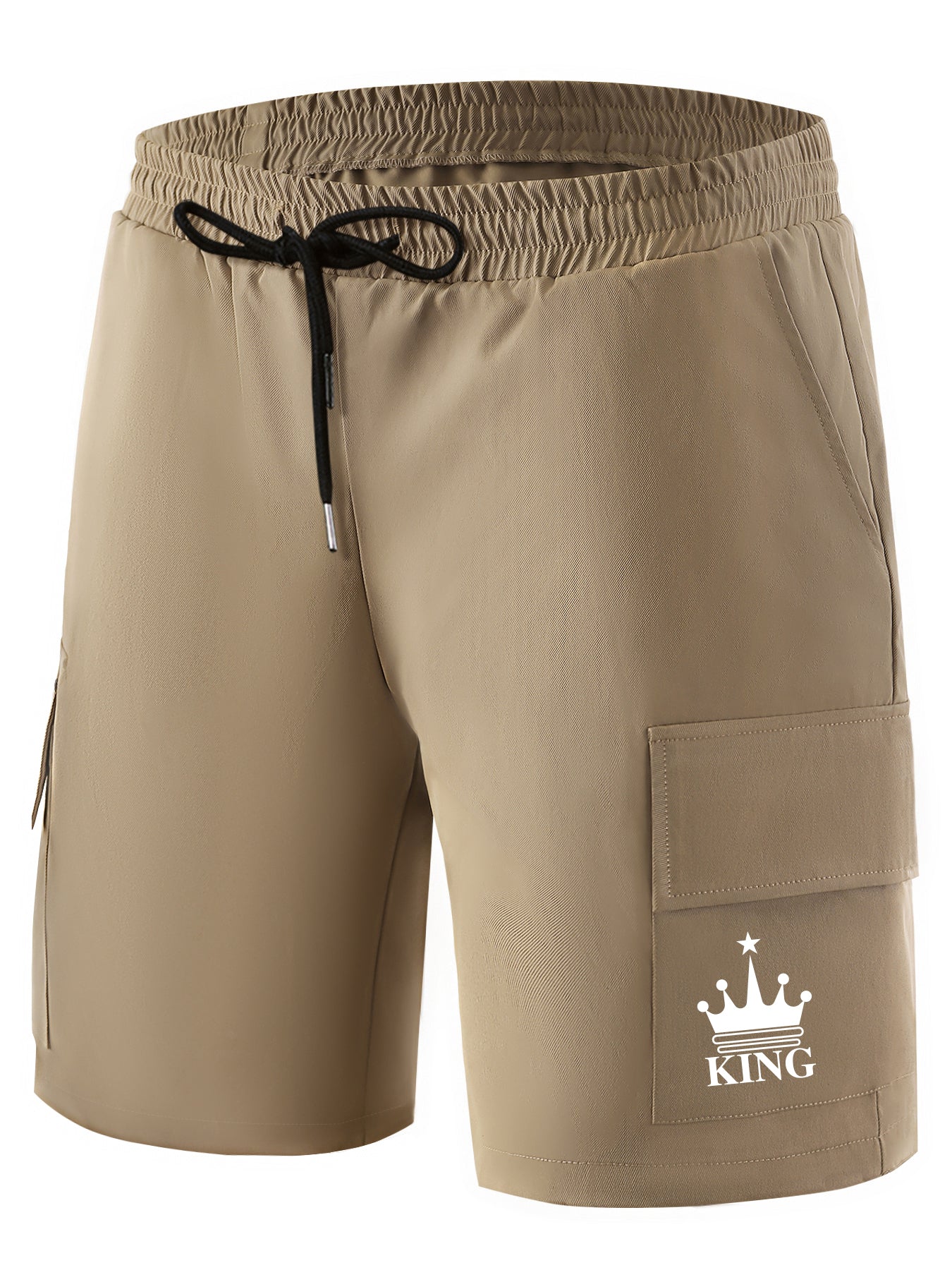 Cargo Shorts for Men Casual Waist Drawstring Shorts