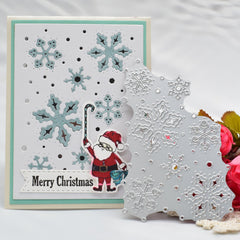 Christmas Snowflake Edge Cutting Dies Stencils DIY Scrapbooking Xmas Gift