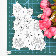 Christmas Snowflake Edge Cutting Dies Stencils DIY Scrapbooking Xmas Gift