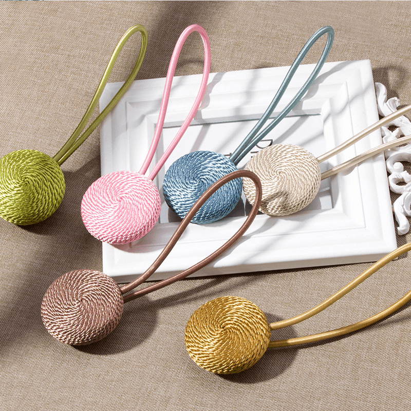 2pcs Magnetic Curtain Tieback for Bedroom and Living Room