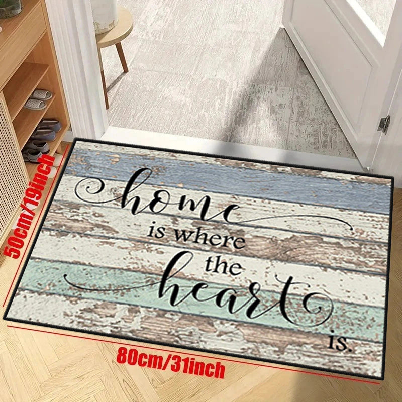 Vintage Kitchen Rug for Anti Fatigue Comfort Machine Washable Runner
