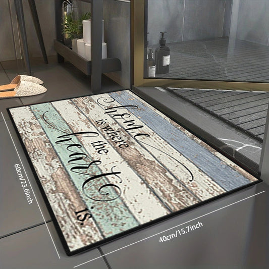 Vintage Kitchen Rug for Anti Fatigue Comfort Machine Washable Runner