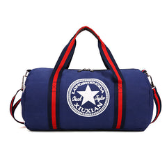 Large Capacity Cylinder Fitness Bag Portable Casual Luggage Bag