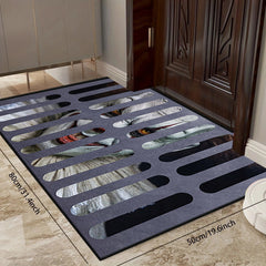 Scary Clown Pattern Floor Mat Non Slip Indoor Carpet Decor