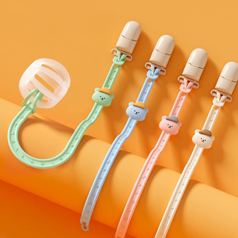 Anti-drop Silicone Pacifier Strap Teether Chain