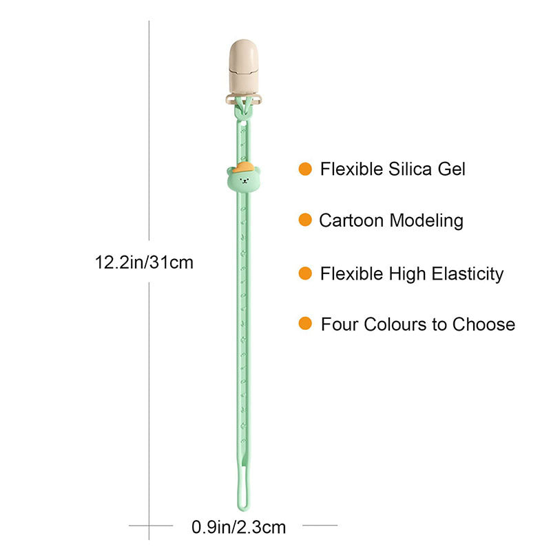 Anti-drop Silicone Pacifier Strap Teether Chain
