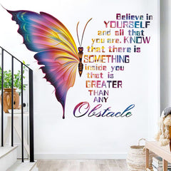 Butterfly Wall Sticker Kids Bedroom Decor Self Adhesive PVC Motivational