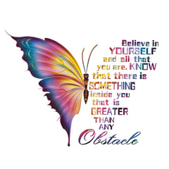 Butterfly Wall Sticker Kids Bedroom Decor Self Adhesive PVC Motivational