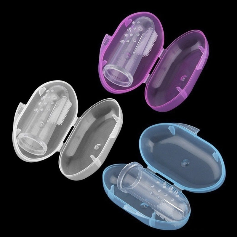 Pet Silicone Fingertip Toothbrushes 2 Boxes for Dogs and Cats