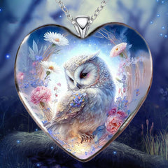 Colorful Owl Necklace Charm Girls Jewelry Accessories