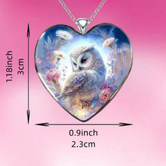 Colorful Owl Necklace Charm Girls Jewelry Accessories