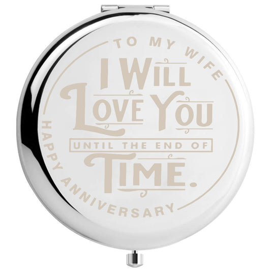 Personalized Compact Mirror: Unique Gift for Women, Wife, Mom, Daughter, Grandma