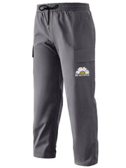 Pattern Print Cargo Pants Men's Casual Straight Leg Drawstring Cargo Pants