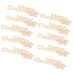 30pcs Wooden Merry Christmas Letter Ornament for Home Decor and Celebrations