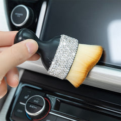 Car Interior Diamond Dust Brush Air Conditioner Cleaning Brush