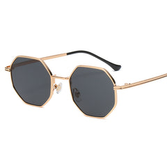 Classic Vintage Metal Sided Sunglasses for Men