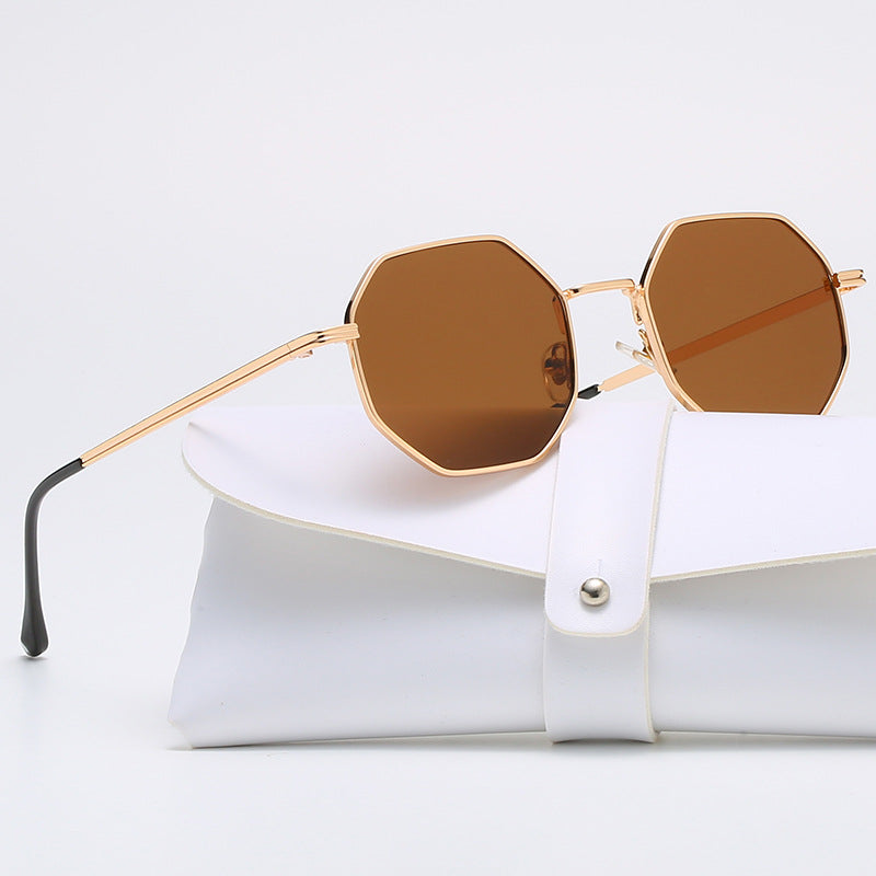 Classic Vintage Metal Sided Sunglasses for Men