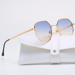 Classic Vintage Metal Sided Sunglasses for Men