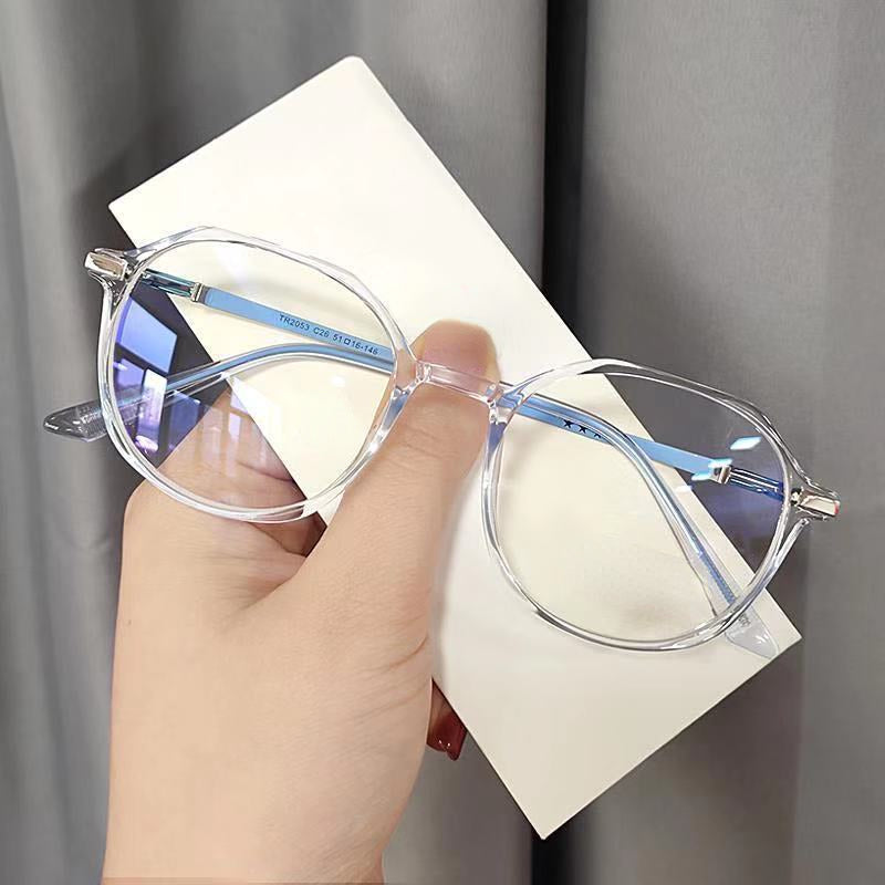 Classic Optical Clear Lens Light Blocking Glasses for Women Men