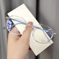 Classic Optical Clear Lens Light Blocking Glasses for Women Men