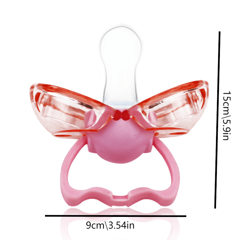 Dust-proof Silicone Pacifier with Automatic Closing for Play