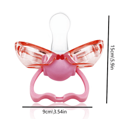 Dust-proof Silicone Pacifier with Automatic Closing for Play