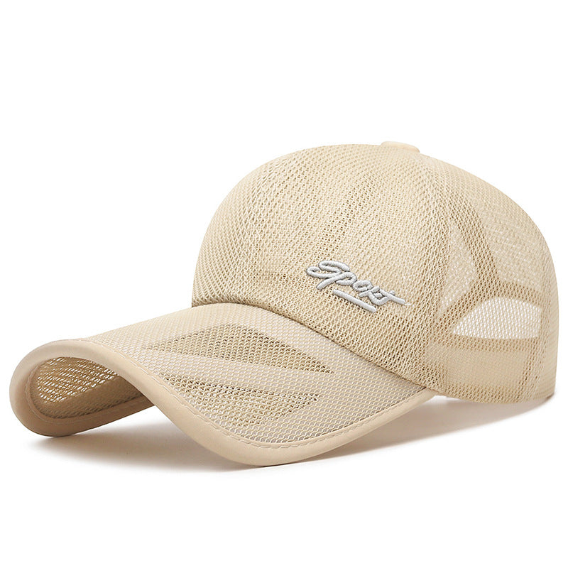 Men's Breathable Sunscreen Baseball Cap Extended Brim