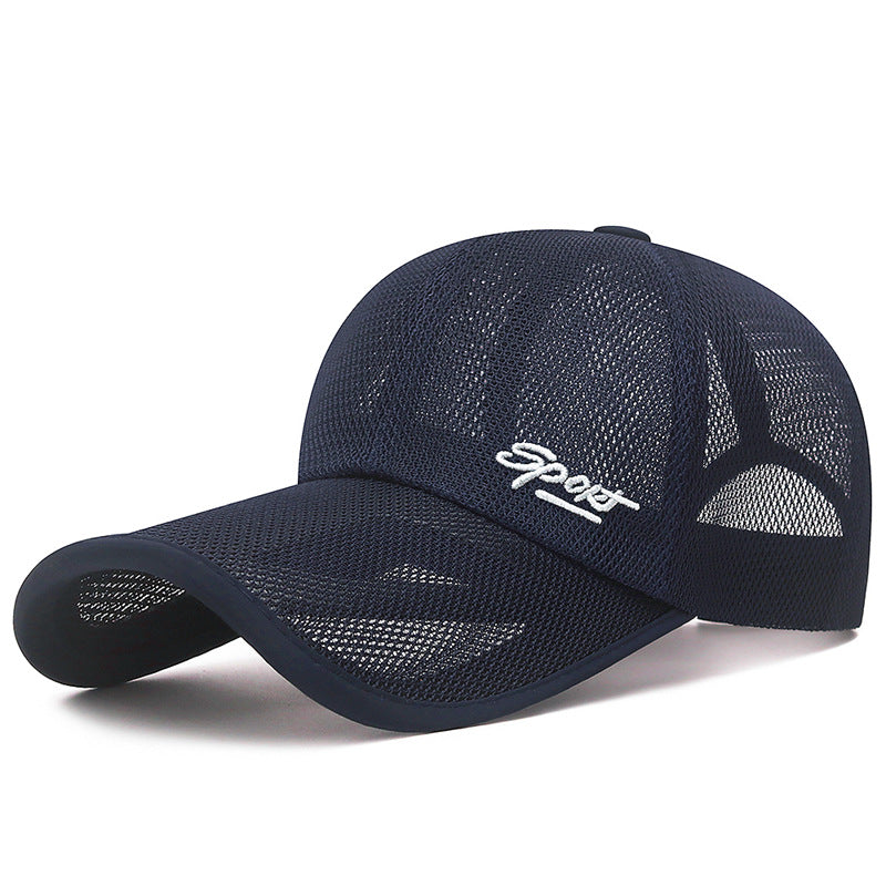 Men's Breathable Sunscreen Baseball Cap Extended Brim