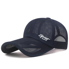 Men's Breathable Sunscreen Baseball Cap Extended Brim