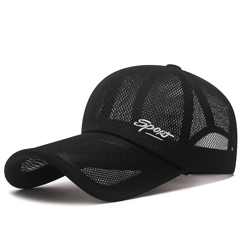 Men's Breathable Sunscreen Baseball Cap Extended Brim