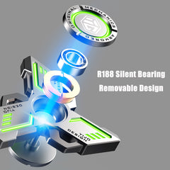 Luminous Fidget Spinner Antistress Mute Bearing R188 Alloy Metal