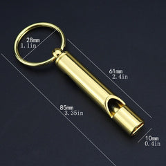 Outdoor Survival Whistle with Key Chain for Camping Hiking