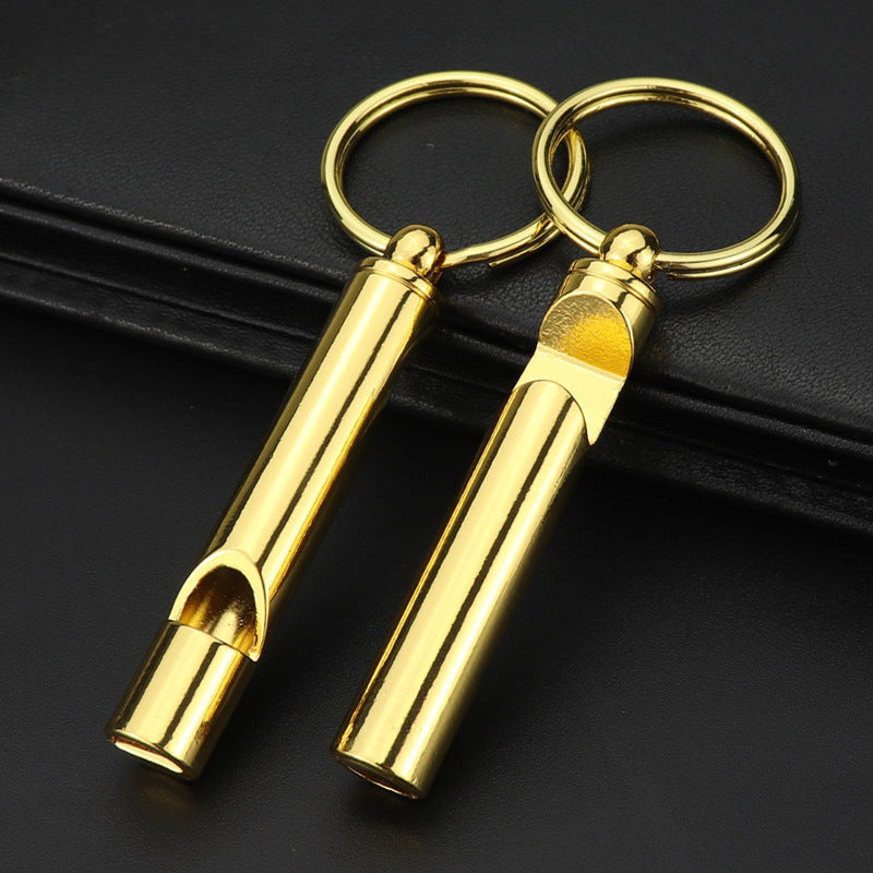 Outdoor Survival Whistle with Key Chain for Camping Hiking