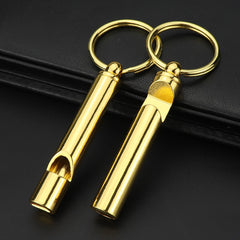 Outdoor Survival Whistle with Key Chain for Camping Hiking