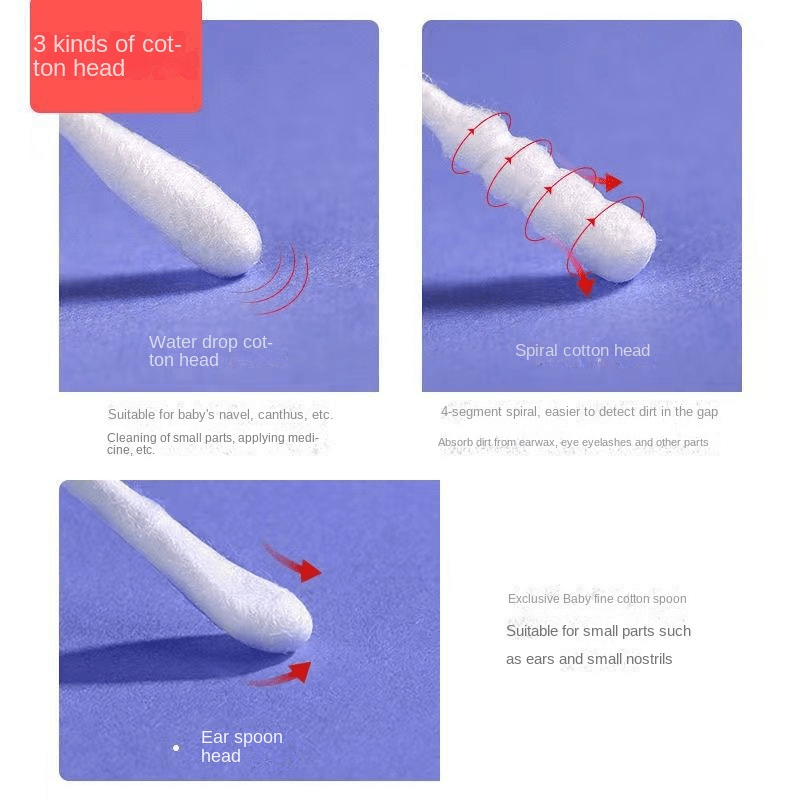 Ultra Fine Baby Swabs Nose & Ear Cleaning Tool