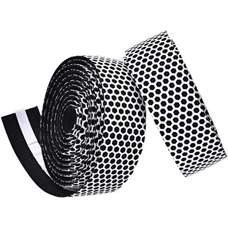 Breathable Hexagon Handlebar Tape Set - Enhance Cycling Experience